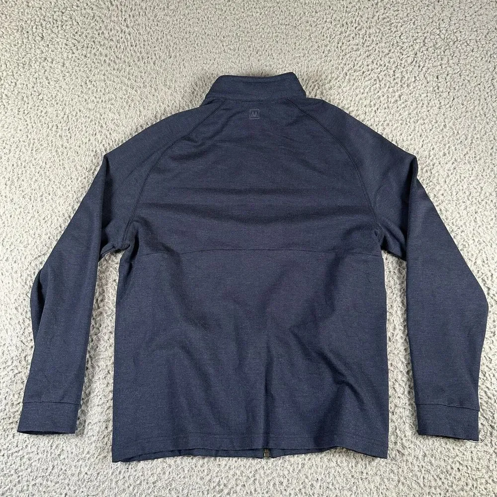 Mizzen + Main Jacket Mens Large Navy ProFlex Performance Full Zip‎ Activewear